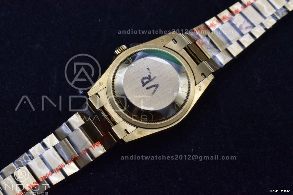 President V5 Steel Silver Best 699 DayDate vr3255 Weight) YG with Edition (Gain QF on Durable Bracelet 904L Dial 36 Roman Markers 0301